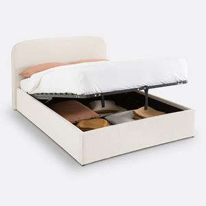 LA REDOUTE INTERIEURS Kofferbed bouclette met ophefbare beddenbodem, Conto