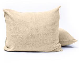 RoyalTextile - Teddy Kussenslopen Taupe - 2-pack - Default Title