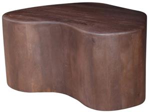 Salontafel Savi - Espresso - Mangohout - 80 cm
