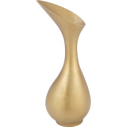 J-Line  Vaas Olivia Aluminium Goud Large - 35x29x77cm