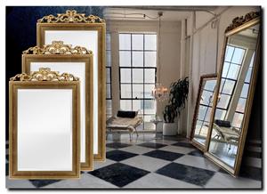 Barokspiegel Made in Italy Spiegel Rufino Antiekgoud Aanbieding!