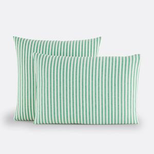 LA REDOUTE INTERIEURS Katoenen kussensloop, groen, Soizic
