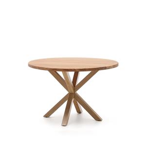 Kave Home Ronde Eettafel Argo Acaciahout, 120cm - Bruin