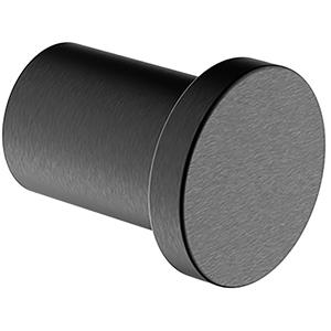 Wiesbaden Alonzo Handdoekhaak - Jashaak - Muurhaak - Klein - Gunmetal