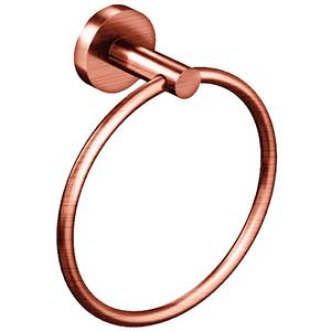 BES LED Handdoekring - Leoni Rimbo - 16cm - Rond - PVD - Geborsteld Koper