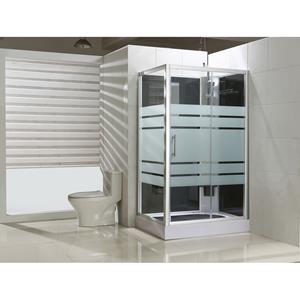 Xellanz Thermo Rechts Complete Douchecabine - 120x90x228cm - Aluminium - 5mm Glas