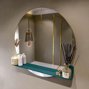 Mondiaz Spot spiegel rond Ø90cm met planchet smag