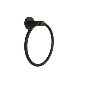 Boss & Wessing Handdoekring BWS Colorato 16 Cm Mat Zwart