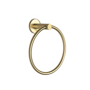 Boss & Wessing Handdoekring BWS Colorato 16 Cm Geborsteld Goud