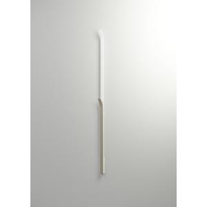 Instamat Elektrische Radiator Stick  ARC Handdoekwarmer 170 cm 34W Geborsteld Aluminium Soft Wit