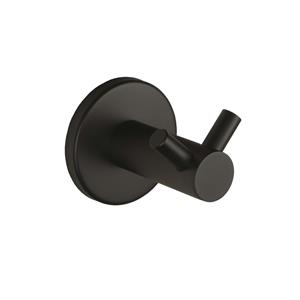 Boss & Wessing Handdoekhaak BWS Colorato Dubbel Mat Zwart
