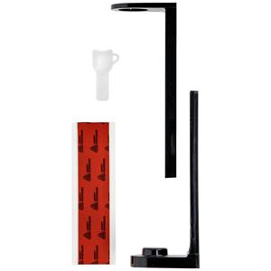 V-Touch Houder voor dispenserfles Guest Love om te plakken; 18.8 cm (H); zwart; 20 stuk / verpakking