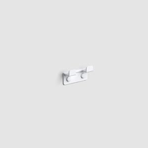 Clou Dubbele Handdoekhaak  Fold 3,7 x 6,6 cm Mat Wit
