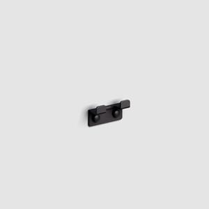 Clou Dubbele Handdoekhaak  Fold 3,7 x 6,6 cm Mat Zwart