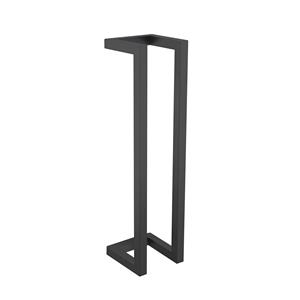 Wiesbaden Handdoekrek  Loft 50x12,5 Cm Mat Zwart