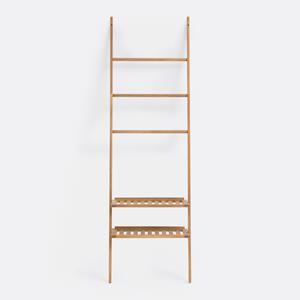 LA REDOUTE INTERIEURS Ladder etagère, geolied acacia, teak afwerking, Kiari