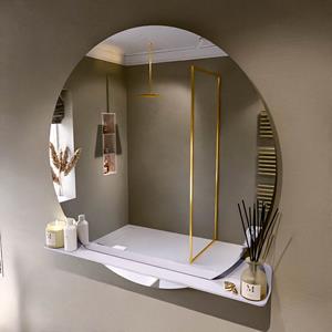 Mondiaz Spot spiegel rond Ø120cm met planchet cale