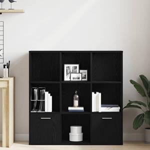vidaXL Boekenkast 98x29x97,5 cm bewerkt hout zwart eikenkleur