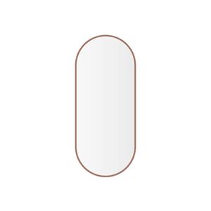 Wiesbaden Spiegel  Renk Met Lijst Ovaal 30x70 cm Geborsteld Brons Koper