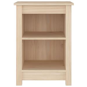 vidaXL Nachtkastje 40x35x55 cm massief grenenhout