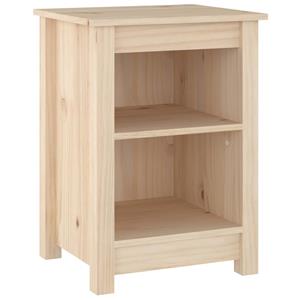 vidaXL Nachtkastjes 2 st 40x35x55 cm massief grenenhout