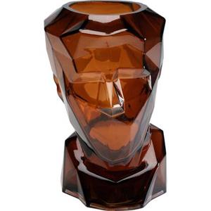 Kare Design Kare Vaas Prisma Face Brown 30cm