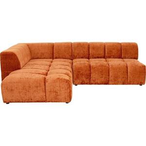 Kare Design Belami hoekbank - oranje - links