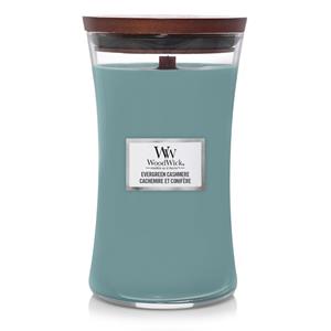 WoodWick GLAS GROOT GROEN KASJMIER
