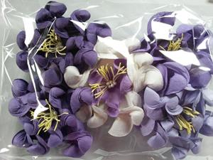 Decoflorall Mulberry Gardenia Mixed Purple Big PAK5 Mulberry Gardenia