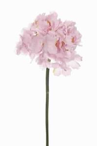Decoflorall Hortensia Zachtroze op steel 48cm. Hortensia