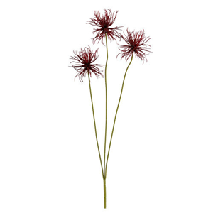 Decoflorall XANTHIUM SPRAY BURGUNDY 64 cm. /st XANTHIUM SPRAY BURGUNDY