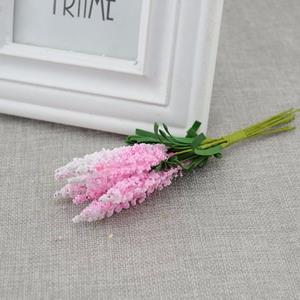 Decoflorall Lavendel van foam Hard Pinkroze/ bundel 10 Lavendel van foam