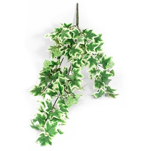 Decoflorall Hanger vuller Hedera bont FLOCKED IVY  Groen e hangplanten