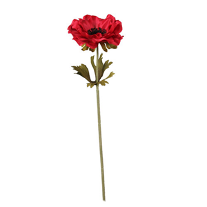 Decoflorall Anemoon rood 37cm./st Anemoon rood 37cm./st