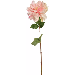 Jasaco Dahliasteel l60 cm roze kunstbloem zijde nepbloem - 