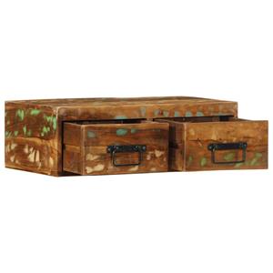 VidaXL Tv-meubel wandmontage 60x30x19 cm massief gerecycled hout