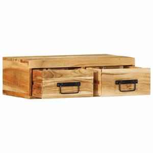 VidaXL Tv-meubel wandmontage 60x30x19 cm massief acaciahout