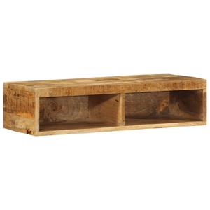 VidaXL Tv-meubel wandmontage 80x30x19 cm massief ruw mangohout