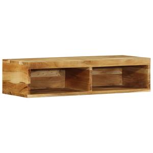 VidaXL Tv-meubel wandmontage 80x30x19 cm massief acaciahout