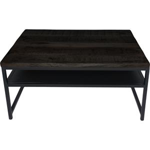 Het Steigerhouthuis Salontafel Delhi Zwart Mangohout 42 x 91 x 61 cm