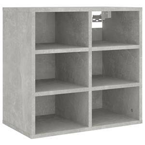 VidaXL Schoenenkast 52,5x30x50 cm betongrijs