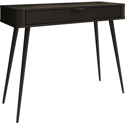 Meubella Kaptafel Lima - Zwart - 100 cm
