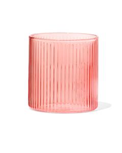 HEMA Glas Voor Geurkaars XS Ribbel Oranje (oranje)