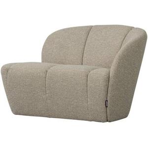 Woood Mojo 2-Zits Bankje Rechts - Bouclé - Beige Melange - 73x112x77