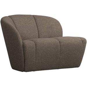 Woood Mojo 2-Zits Bankje Links - Bouclé - Bruin Melange - 73x112x77