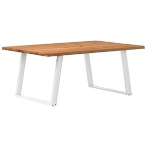VidaXL Eettafel 180x120x74 cm massief eikenhout lichtbruin