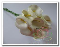 Decoflorall Calla creme 3. 5*5 cm. / bundel Calla creme 3. 5