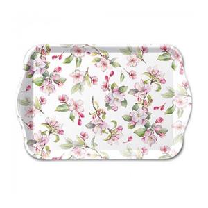 Ambiente Dienblad Melamine 13x21cm Spring Blossom White