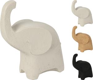 CosyDecor Deco Olifant 20cm 3 Assorti
