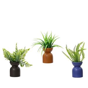 Decoris De  Kunstplant Groen In Pot Is Een Stijlvolle En Onderhoudsvrije